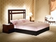 Bộ phòng ngủ bằng gỗ cứng Gelaimei 1800 * 2000 * 250mm Chiều dài giường Phong cách truyền thống