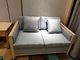 Bọc vải cho phòng khách sạn Ghế sofa khung gỗ rắn 1600 * 900 * 820mm 2 ghế