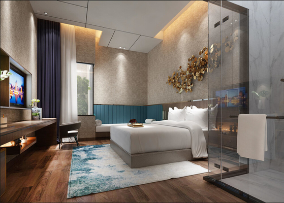Phong cách hiện đại Nội thất phòng ngủ bằng gỗ thật Bàn trà phòng ngủ DIA 500 * 550mm