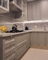Bộ tủ bếp sơn mài trắng bằng ván ép lớp E1 với ISO9001