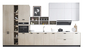 ISO14001 Bộ tủ bếp Laminate sang trọng tùy chỉnh Tủ bếp acrylic trắng
